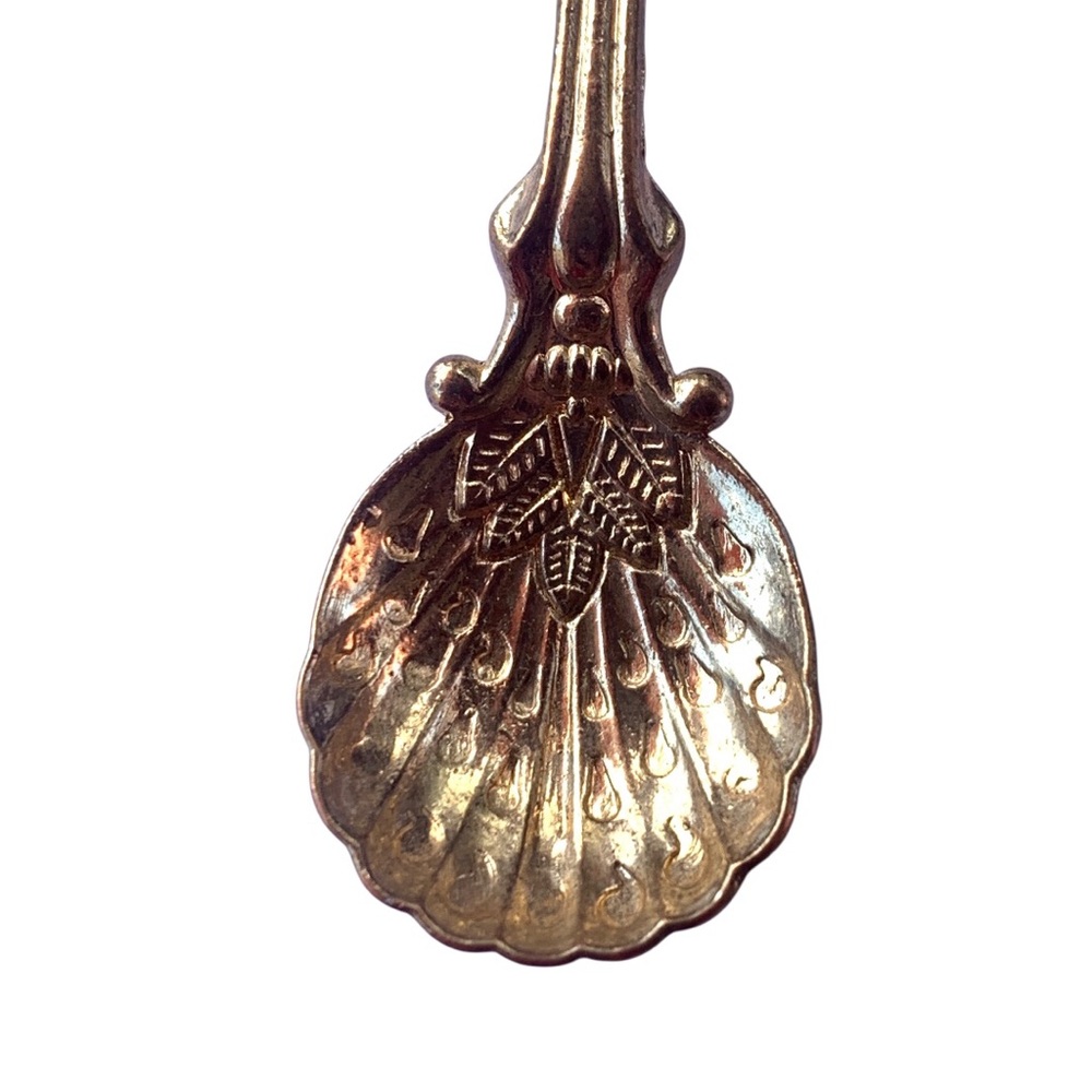 Vintage-style gold-tone mini teaspoon - Picture 9 of 11